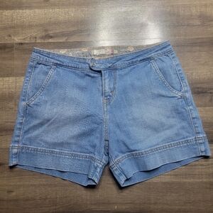 Women's 2007 Levi's 545 Denim Jean Shorts Snap Flap Pocket Sz 6